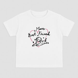 un mechón de pelo baby tee